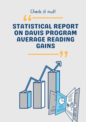 Average reading gains with Davis Dyslexia Correction Program